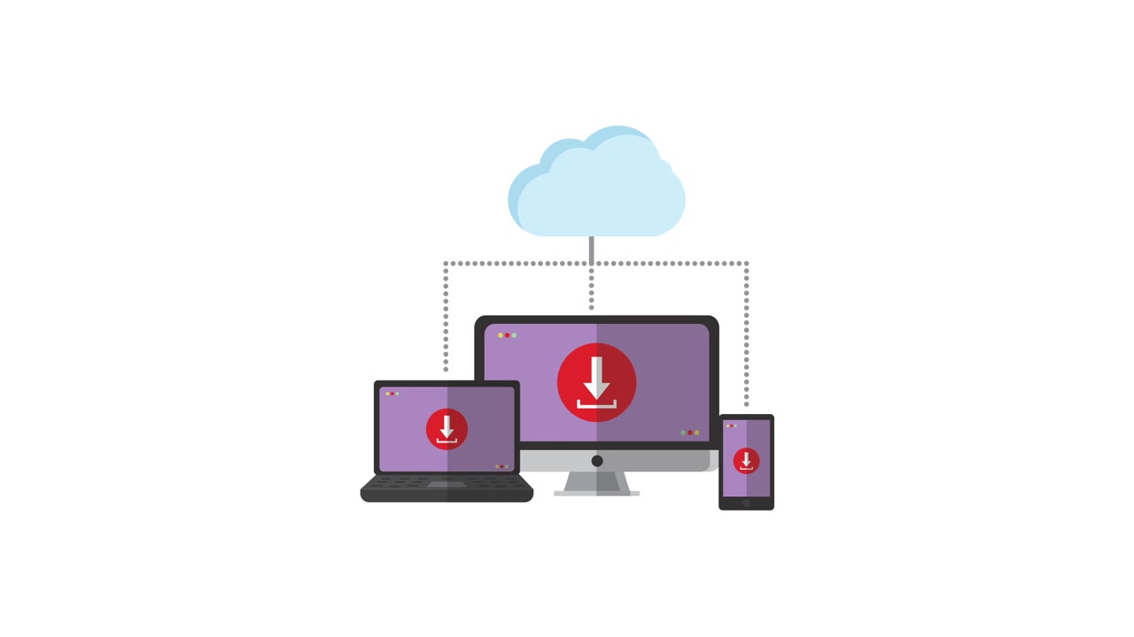 Cloud Download to Laptop, Desktop, and Mobile Phone