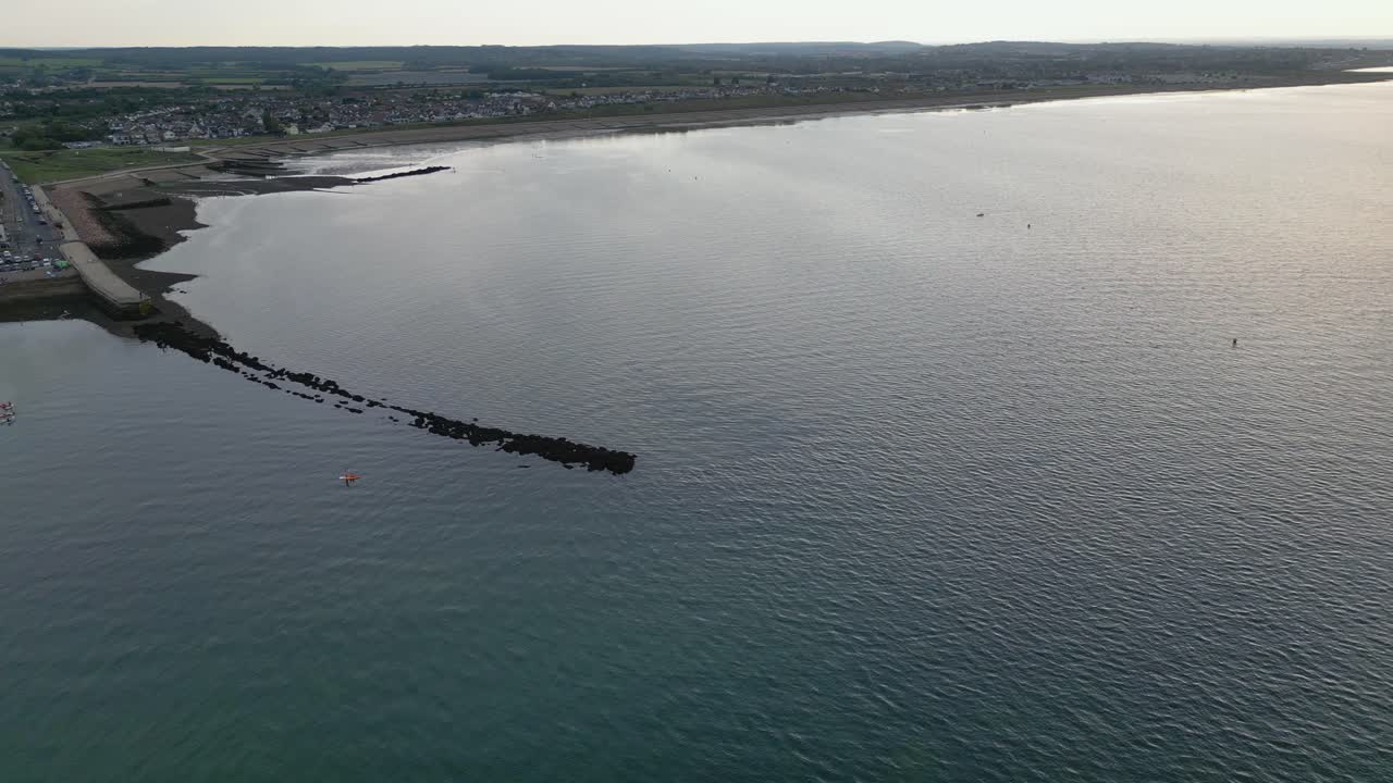 Vista verso la costa di Hampton, vicino a Herne Bay nel Kent