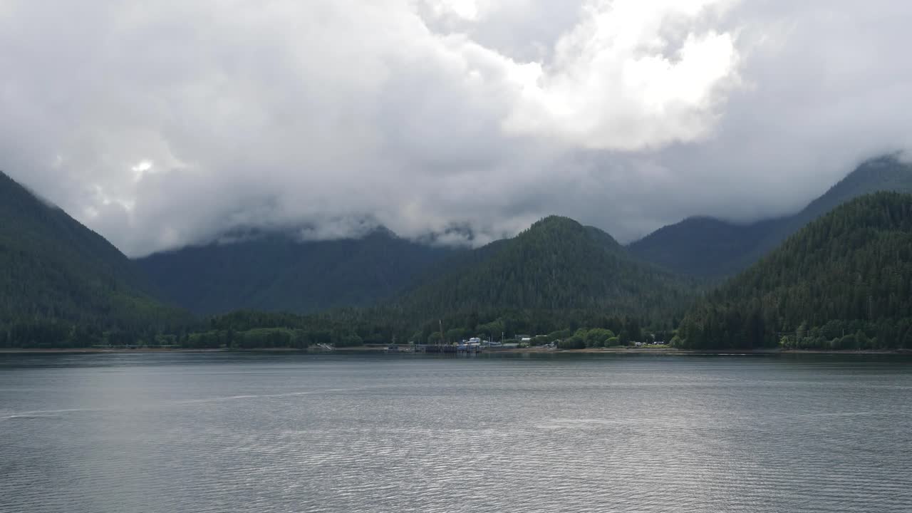 Beautiful landscape around Sitka Sound Cruise Terminal, Alaska.