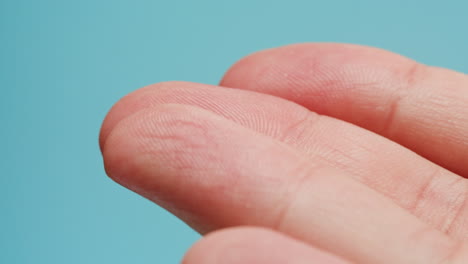 close-up of two fingers