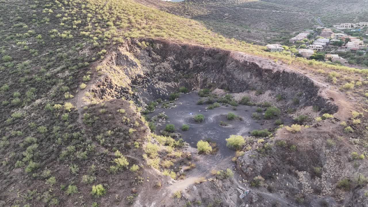 Aerial View of a Large Quarry