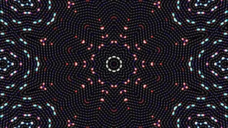 beautiful abstract kaleidoscope that shines, a radiant light that regulates the subtle movements