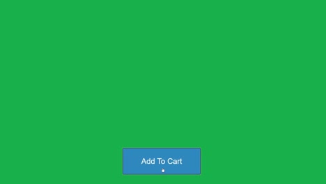 mouse cursor slides over and clicks add to cart on green screen background. device screen view of cursor clicking shopping merchandise online. viewpoint over the internet network website.