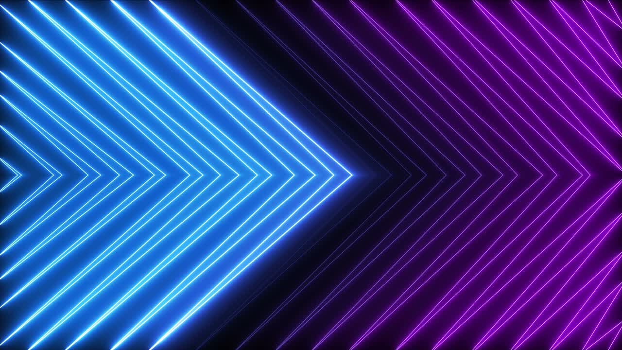 luz de neón en zigzag animada bucle sin costuras fondo gráfico de movimiento moderno