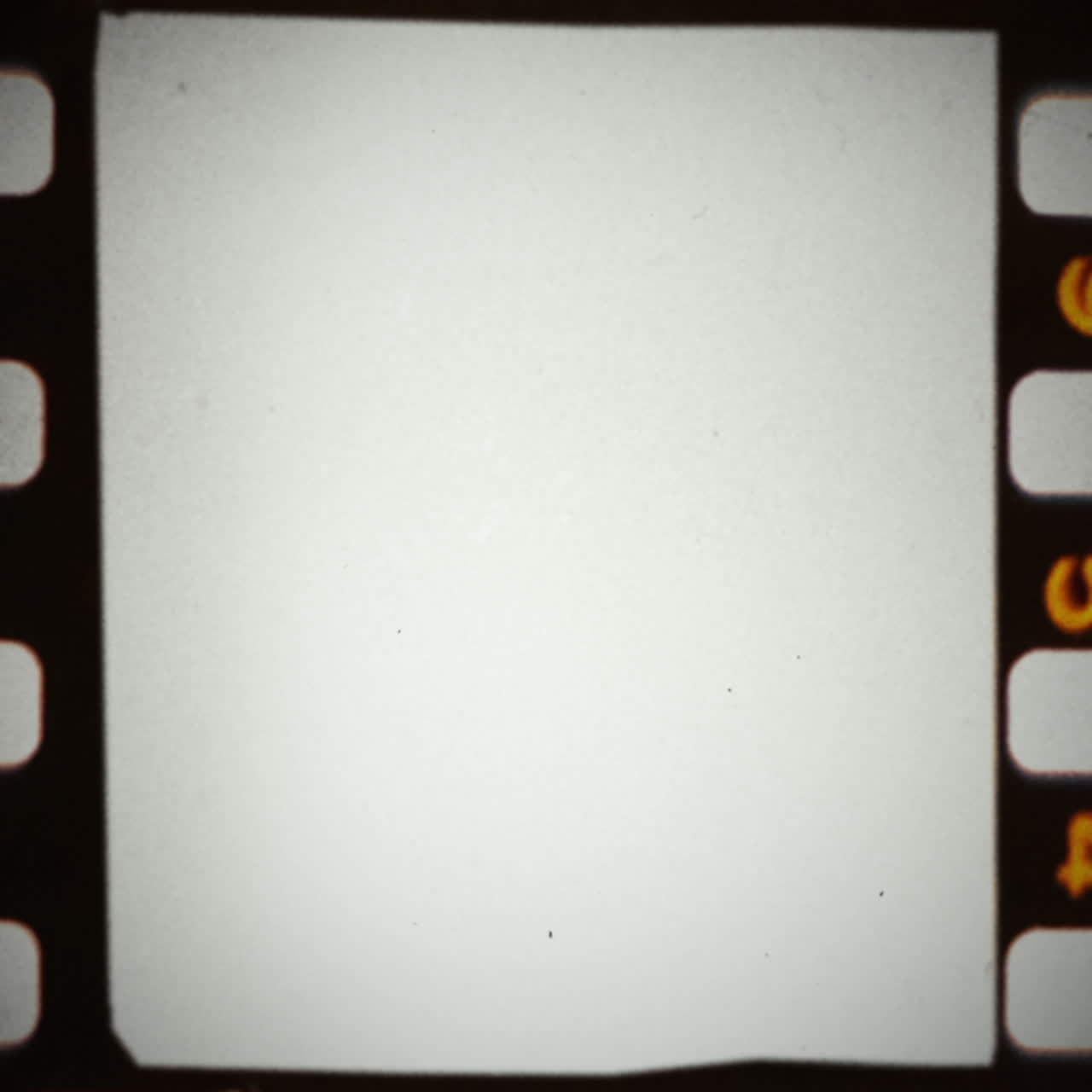 marco de película en blanco