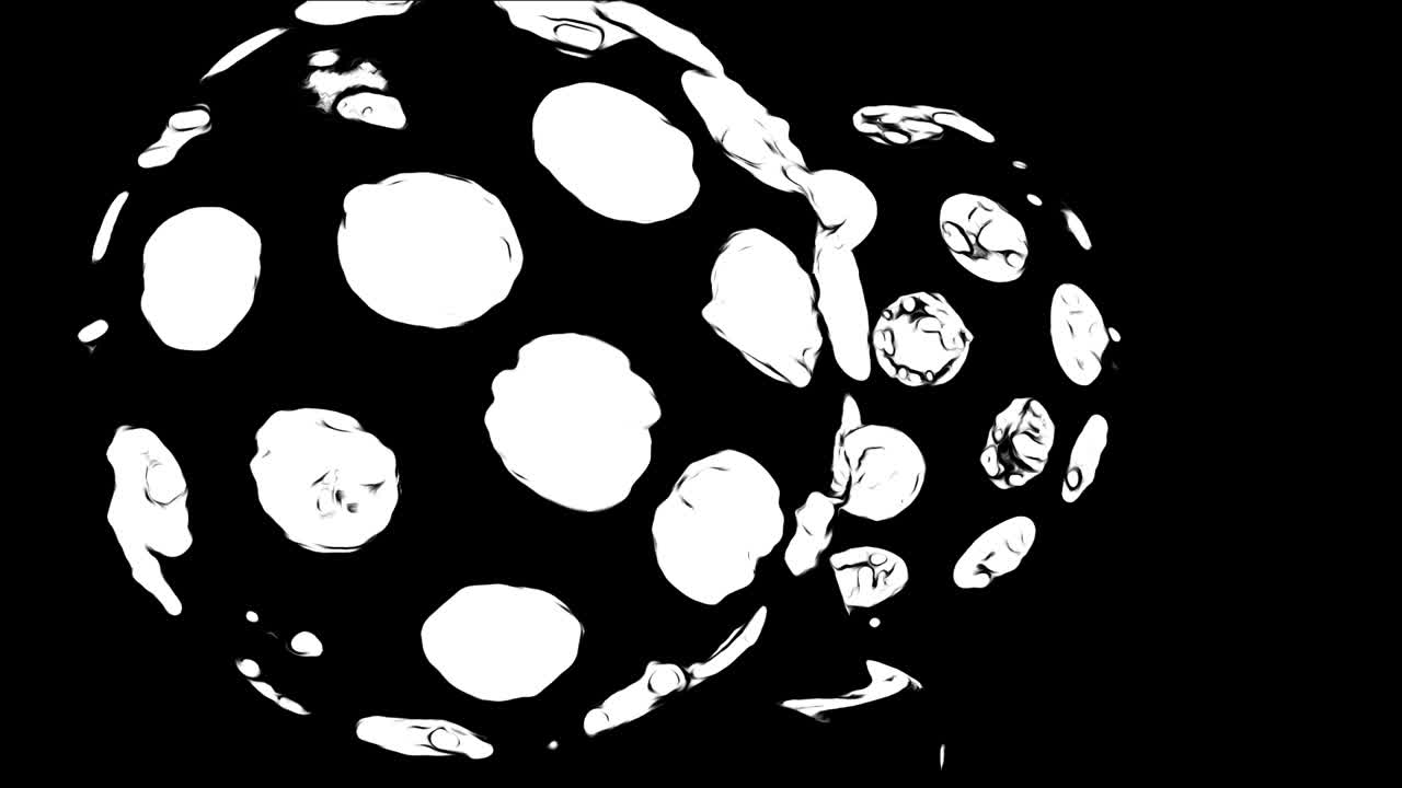 luz de fiesta giratoria en negro - blanco