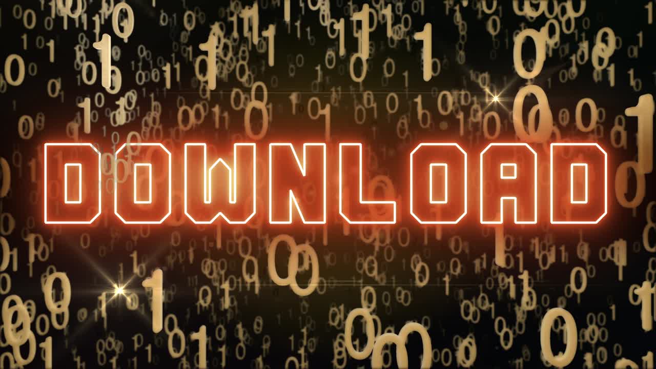 концепция голубоватой скорости с цифровым кодом