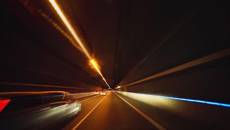 a drive through the tunnel