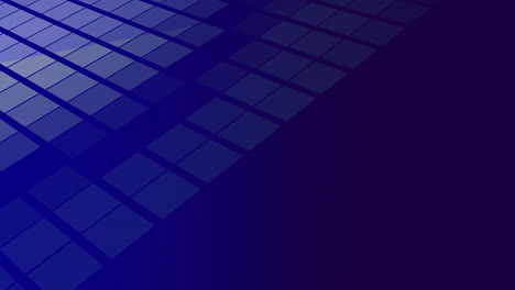 squares appearing and disappearing on a blue background