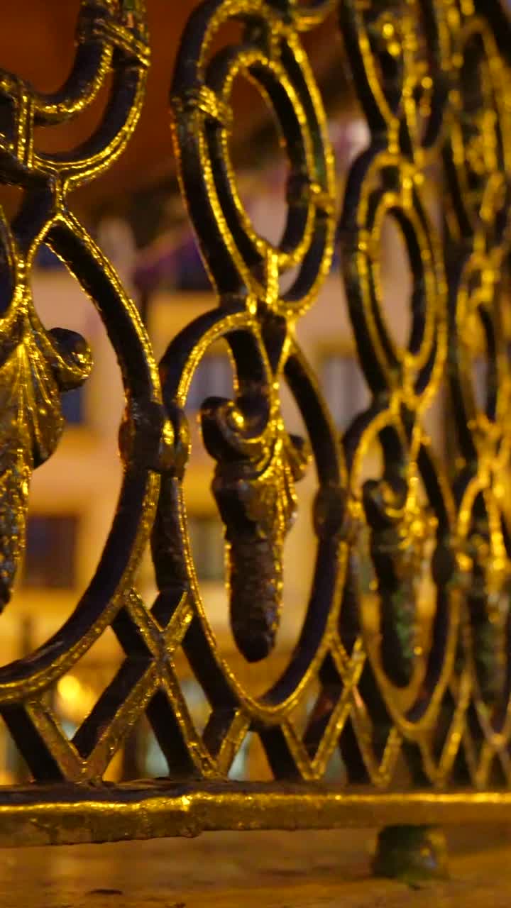 Woman in a dress at night