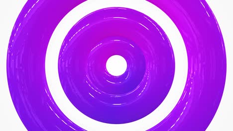 abstract liquid glass circle animation. seamless loop footage.