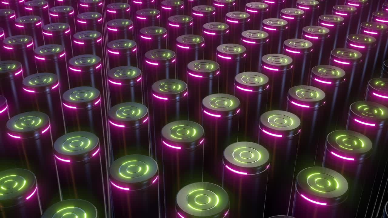 Futuristic Battery Array