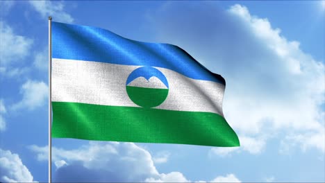 bandera de osetia del norte y alania