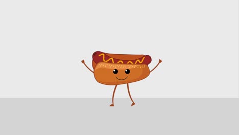 dibujos animados de comida kawaii