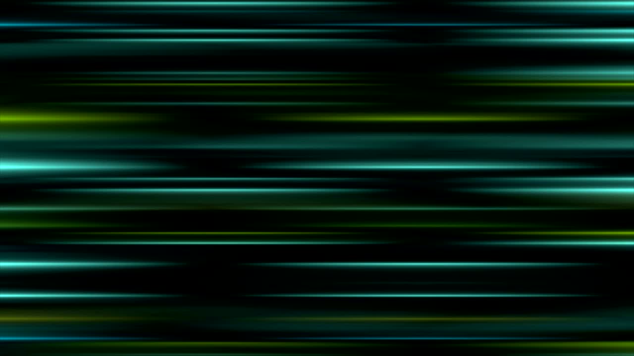 Animazione video con strisce astratte turchese scuro luminose