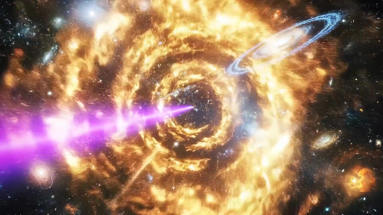 Cosmic Explosion and Gamma Ray Burst in Deep Space