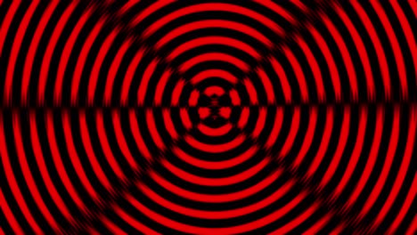Mesmerizing swirl of red and black colors with moving rays