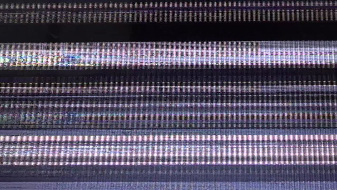Bad television signal. Breakage of the monitor