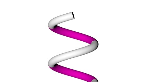 forma de espiral 3d abstracta