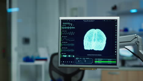 interior of empty science laboratory for neurological treatment