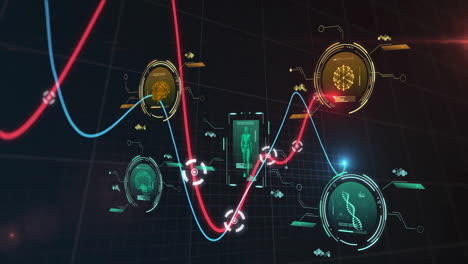 animation of science data processing over diagrams