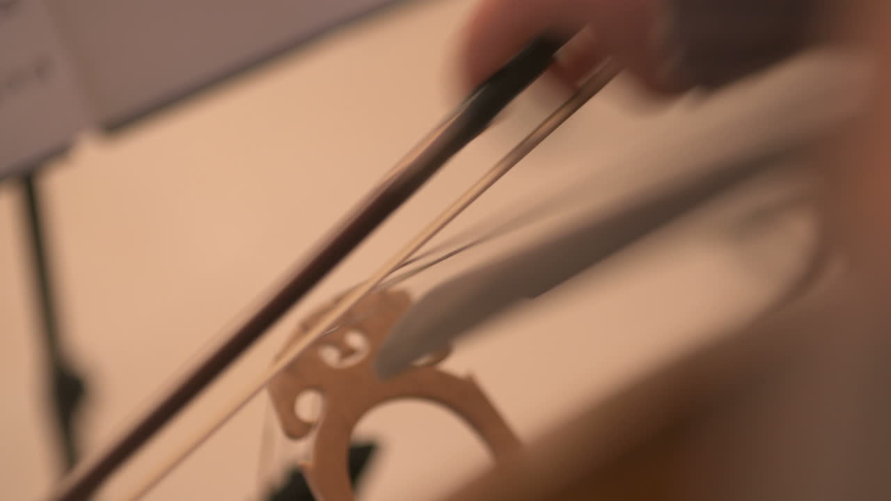 音樂家在樂團中演奏大提琴 6