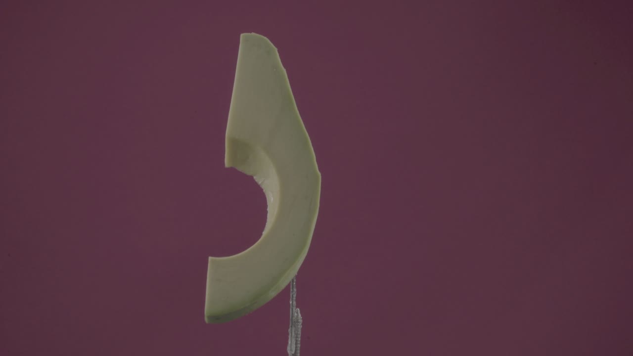 아보카도 회전 후크시아 스크린에 루프와 함께 크로마 키