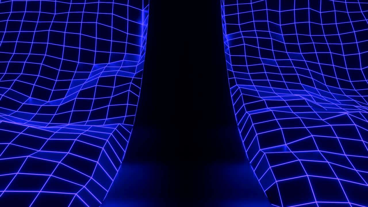 Neon Grid Background