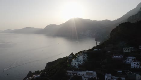 Aerial-view-of-the-Tyrrhenian-Sea-in-Italy's-countryside