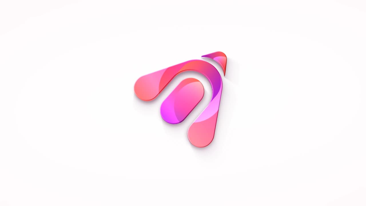 Animazione logo 3D semplice con movimenti dinamici, facile da personalizzare con controlli colore. Nessun plugin richiesto