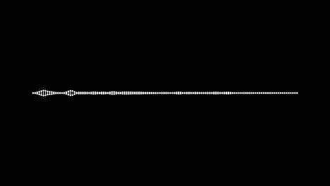 Ein-Einfacher-Schwarz-Weiß-Audio-Visualisierungseffekt