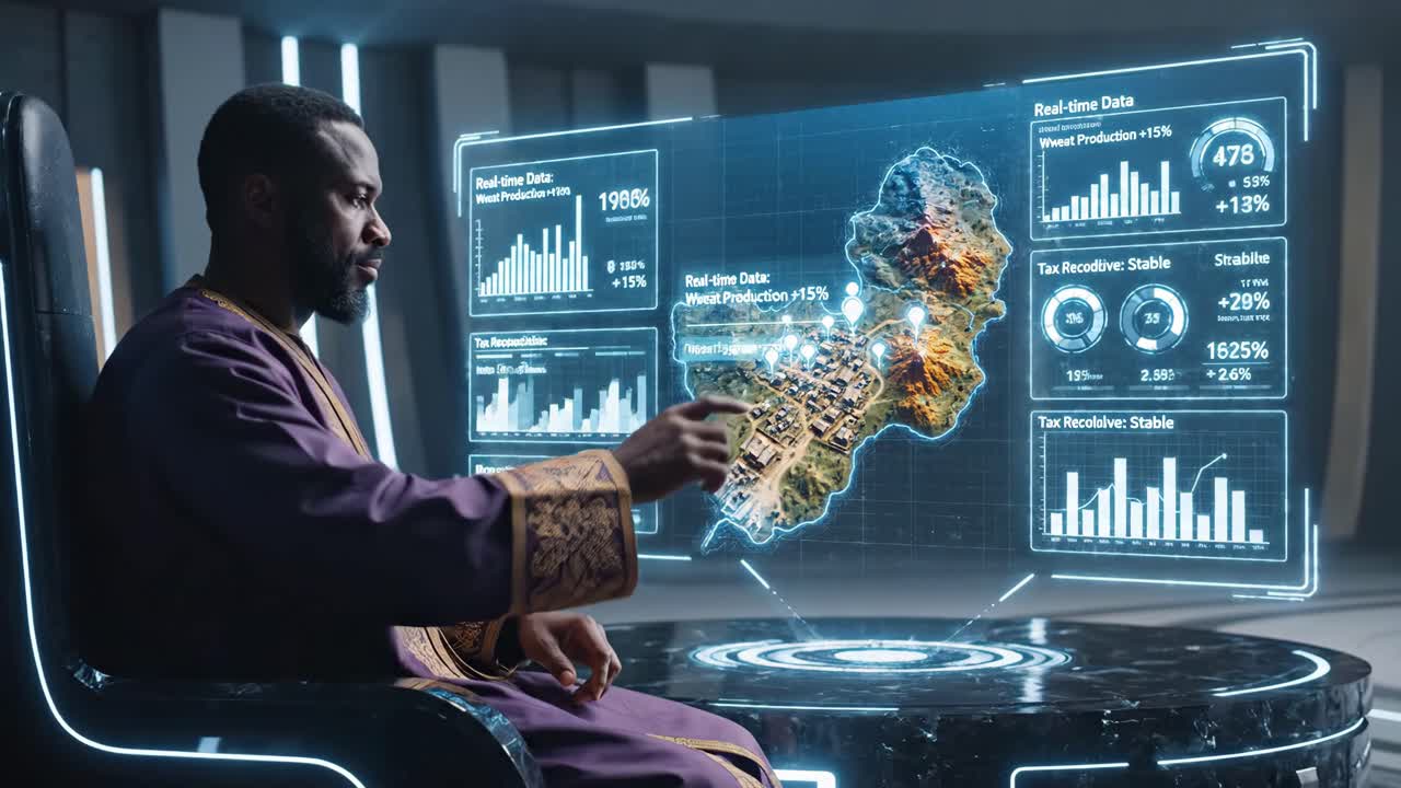 Futuristic Technology and Data Analysis with Holographic Displays