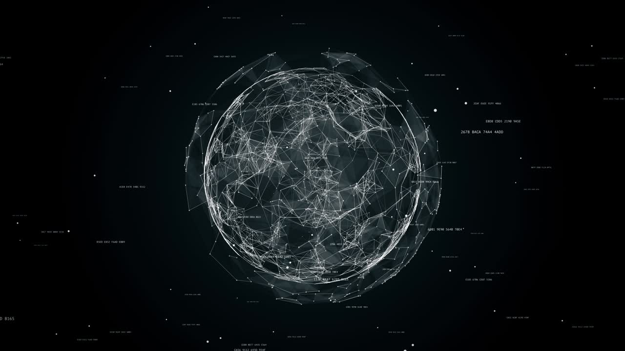 sphere in sphere seamless loop animation