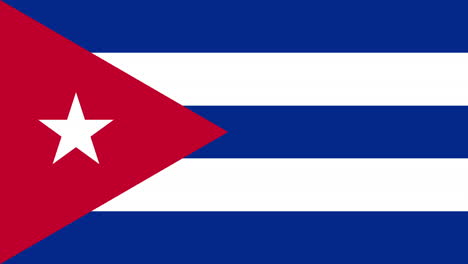 the flag of cuba appearing under the name of the country