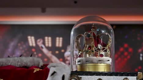 freddie mercury's signature crown, london, united kingdom