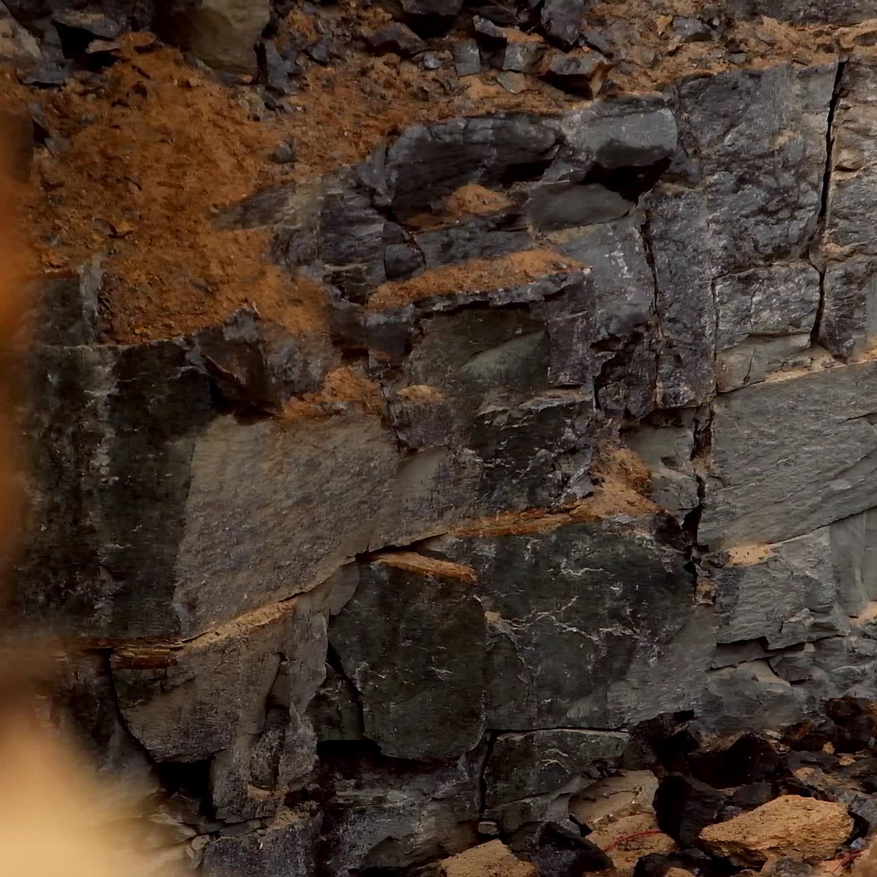 Natural minerals. Close view on colorful rocks. Shiny stones background. Stone ore. Close-up.