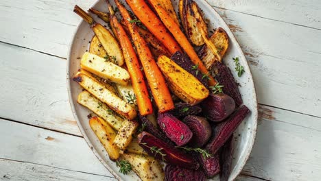 roasted root vegetables