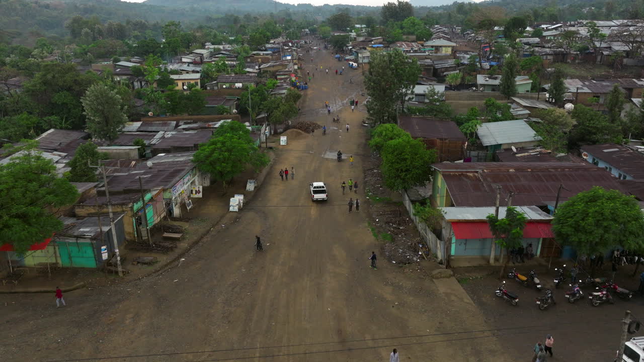 Jinka’s rural charm viewed from high altitude