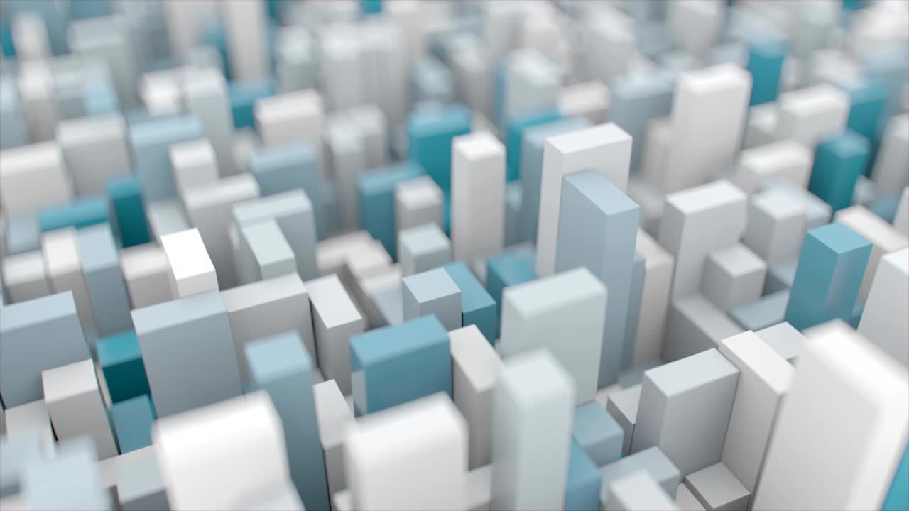 la superficie del cubo cambia de color en 4k.