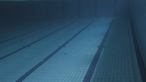 underwater shot of the bottom of a swimming pool