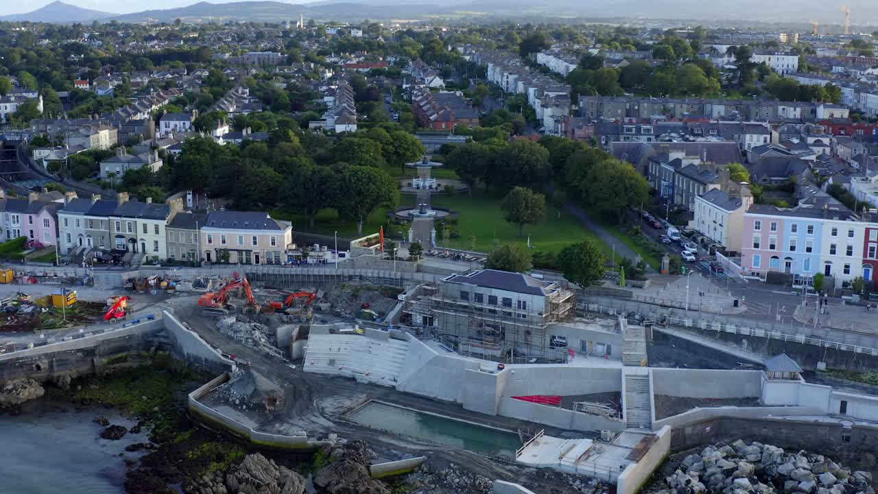 parque del pueblo, dun laoghaire, dublín, irlanda, agosto de 2021