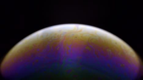 bright colorful bubble moves in light 26