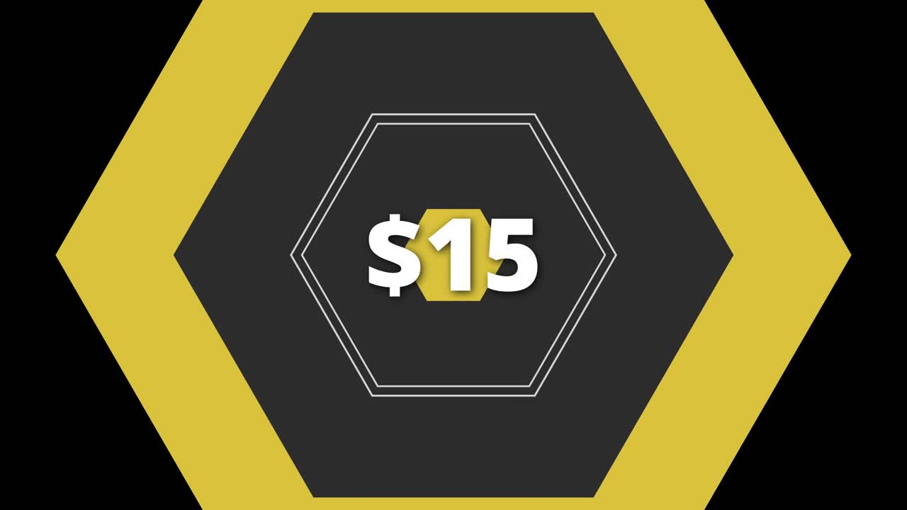 This graphic creatively showcases price tags in a modern design enhancing visual appeal and clarity