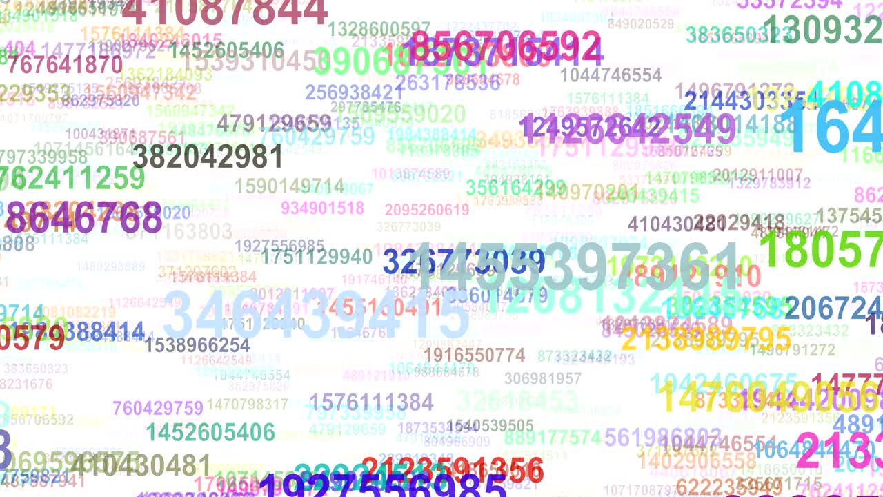 flujo de datos de números aleatorios bucle sin fisuras