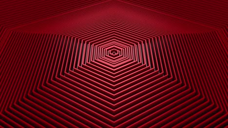 los hexágonos forman una onda