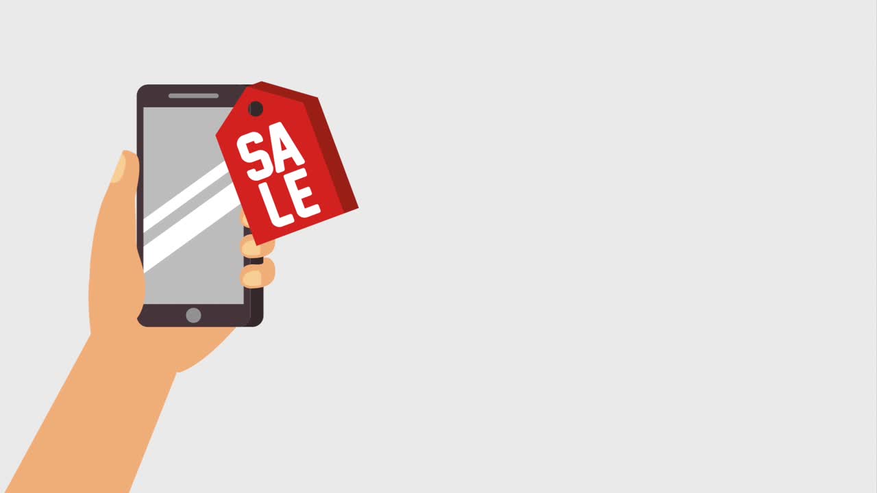 teléfono inteligente en la mano con