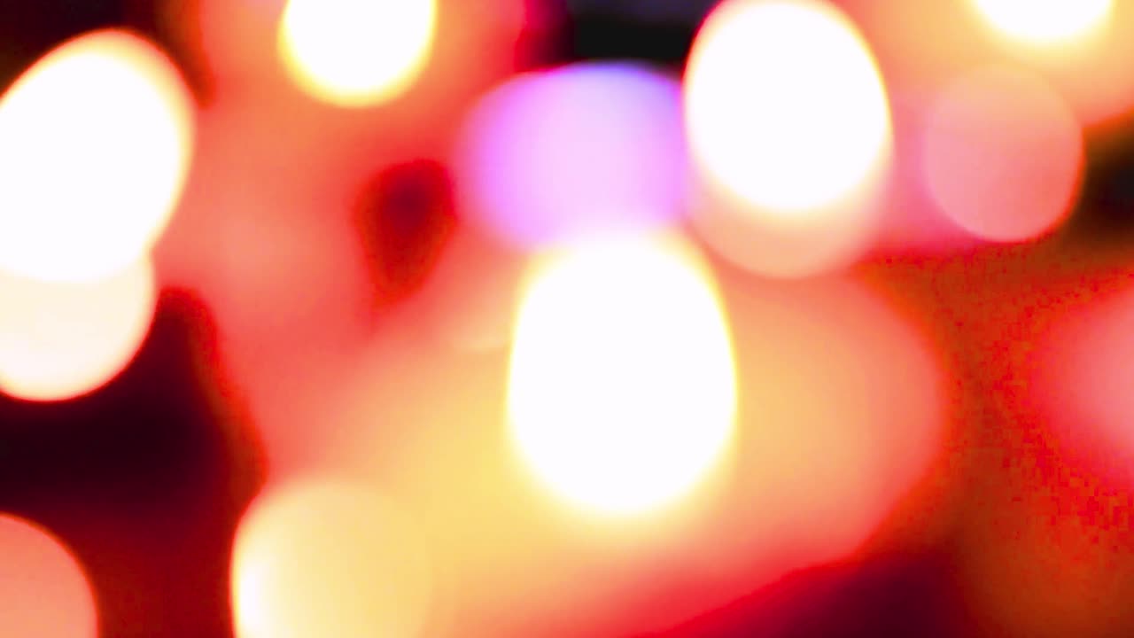 Abstrakt Varmfarvet Bokeh Lys Baggrund