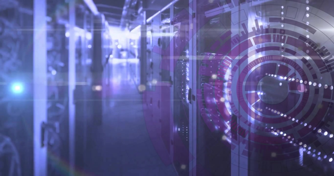 Animation of scope and data processing over computer servers