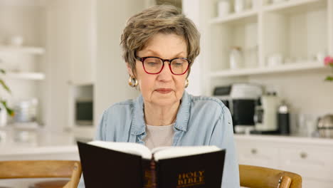 Senior-woman,-bible-study-and-reading