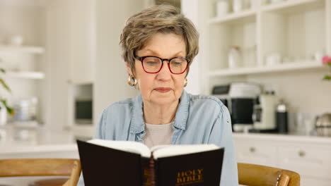 mujer mayor, estudio de la biblia y lectura